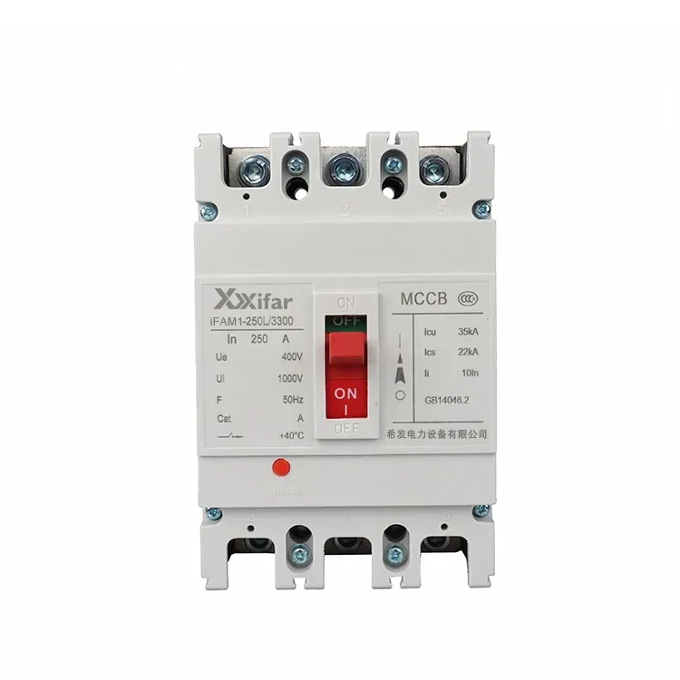 250a 2p Mccb Circuit Breaker ชนิดคงที่