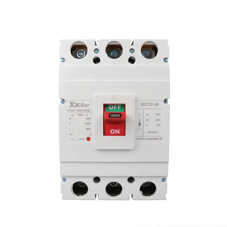 1600 Amp 3 Pole Mccb With Auxiliary Contacts