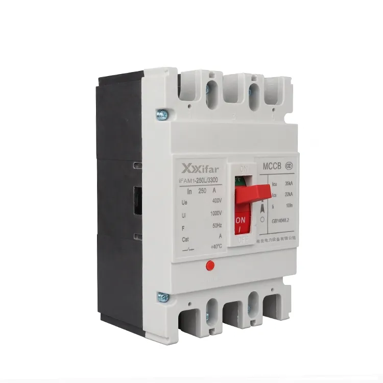 250a 2p Mccb Circuit Breaker Fixed Type